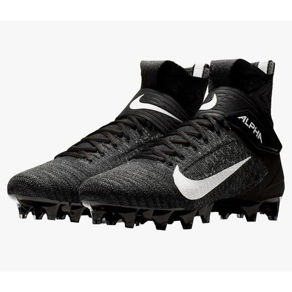 Nike Other - Nike Alpha Menace Elite 2 Black Football Cleats Men's Size 10 (AO3374-001)